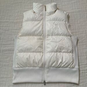 Nike White Puffer Vest Kids